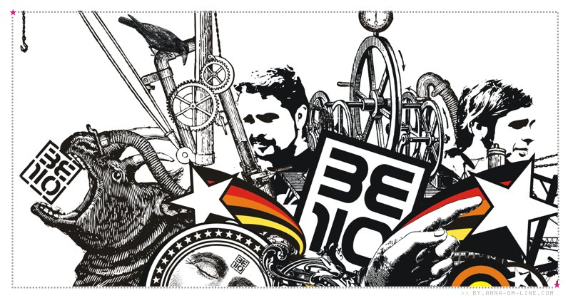 Belio Magazine 10th Anniversary illustration detail