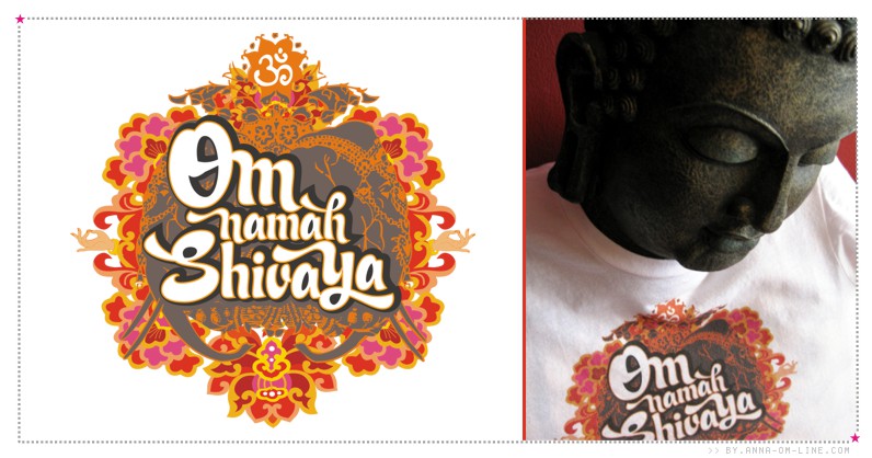 Om Namah Shivaya Mantra T-shirt