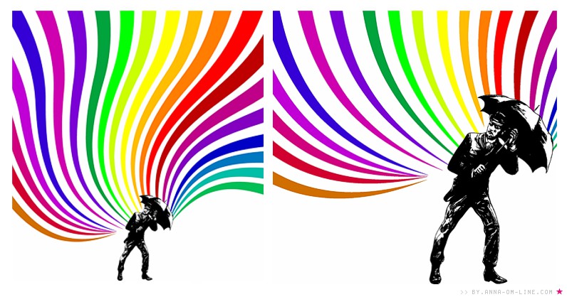 Colour rain