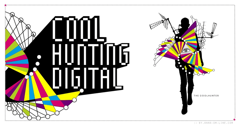Graphic identity for the book project Coolhunting digital