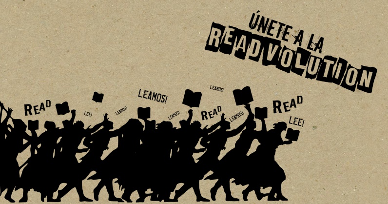Proyecto gráfico promoción de la lectura READVOLUTION